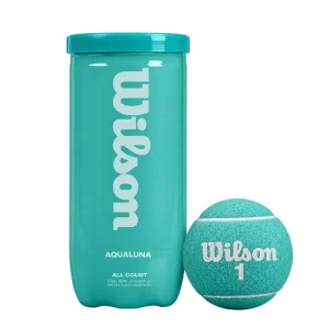 توپ تنیس رنگی ویلسون Wilson Intrigue آبی قوطی 2 تایی