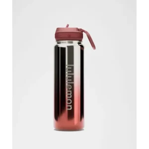 قمقمه آب لولولمون Lululemon Back to Life Sport Bottle 24oz Straw Lid