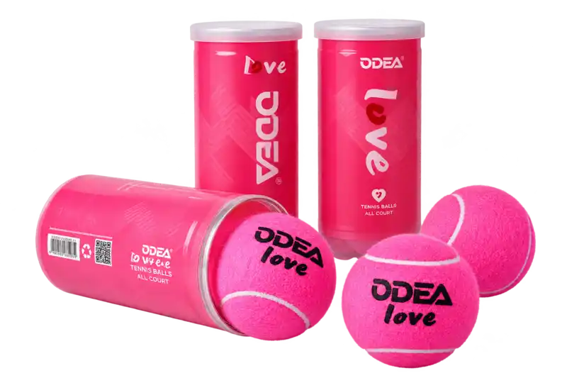 Pink ODEA Love Tennis Ball Collection