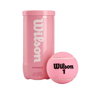 توپ تنیس رنگی ویلسون Wilson Intrigue صورتی قوطی 2 تایی