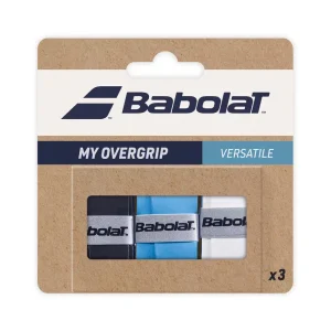 اورگریپ تنیس بابولات Babolat My Overgrip مشکی / سفید بسته 3 تایی