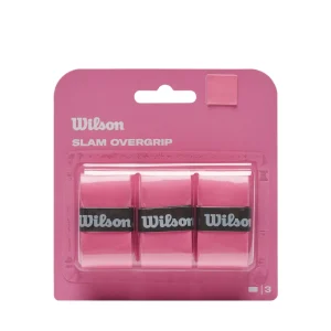 اورگریپ تنیس ویلسون Wilson Slam Overgrip صورتی فسفری بسته 3 تایی