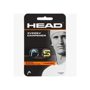 ضربه‌گیر راکت تنیس هد HEAD Zverev زرد / آبی بسته 2 تایی